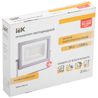 IEK Прожектор светодиодный ДО-50w 6500К 4000Лм IP65